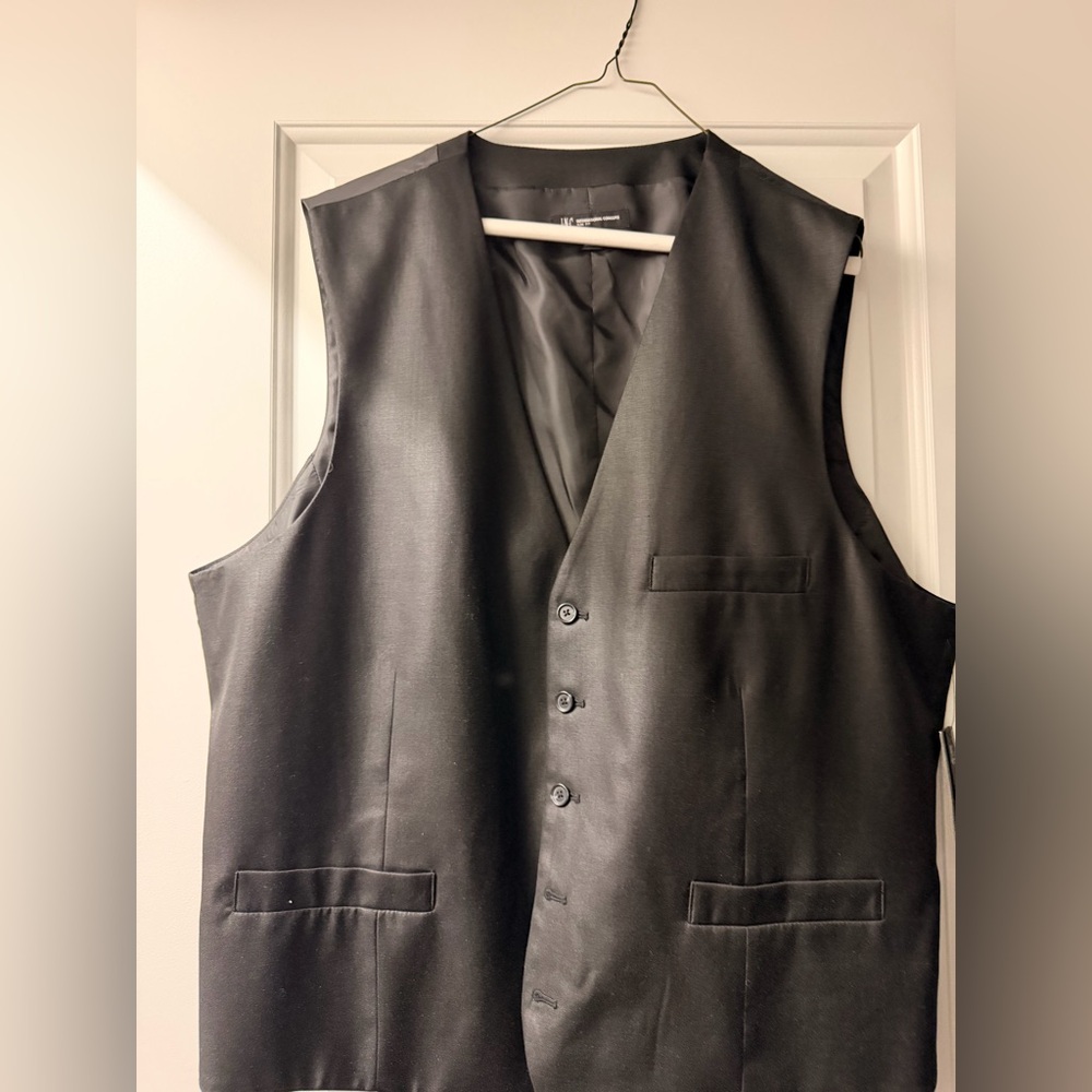 Black INC Button-Up Vest XXL